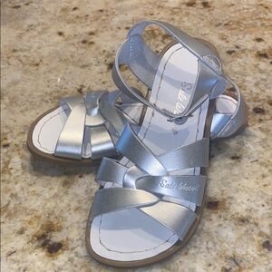 Salt Water Silver Sandals